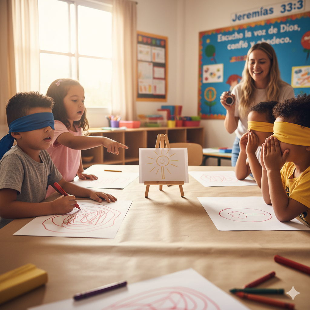 Dibujo la voz de Dios