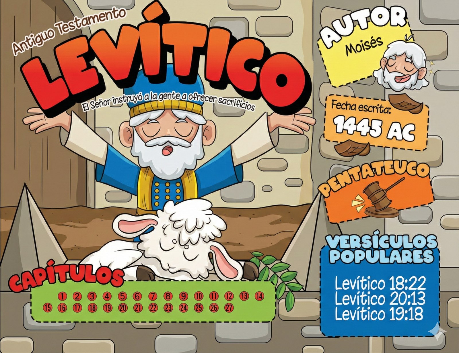 Levítico Cuadernillo para Dibujar