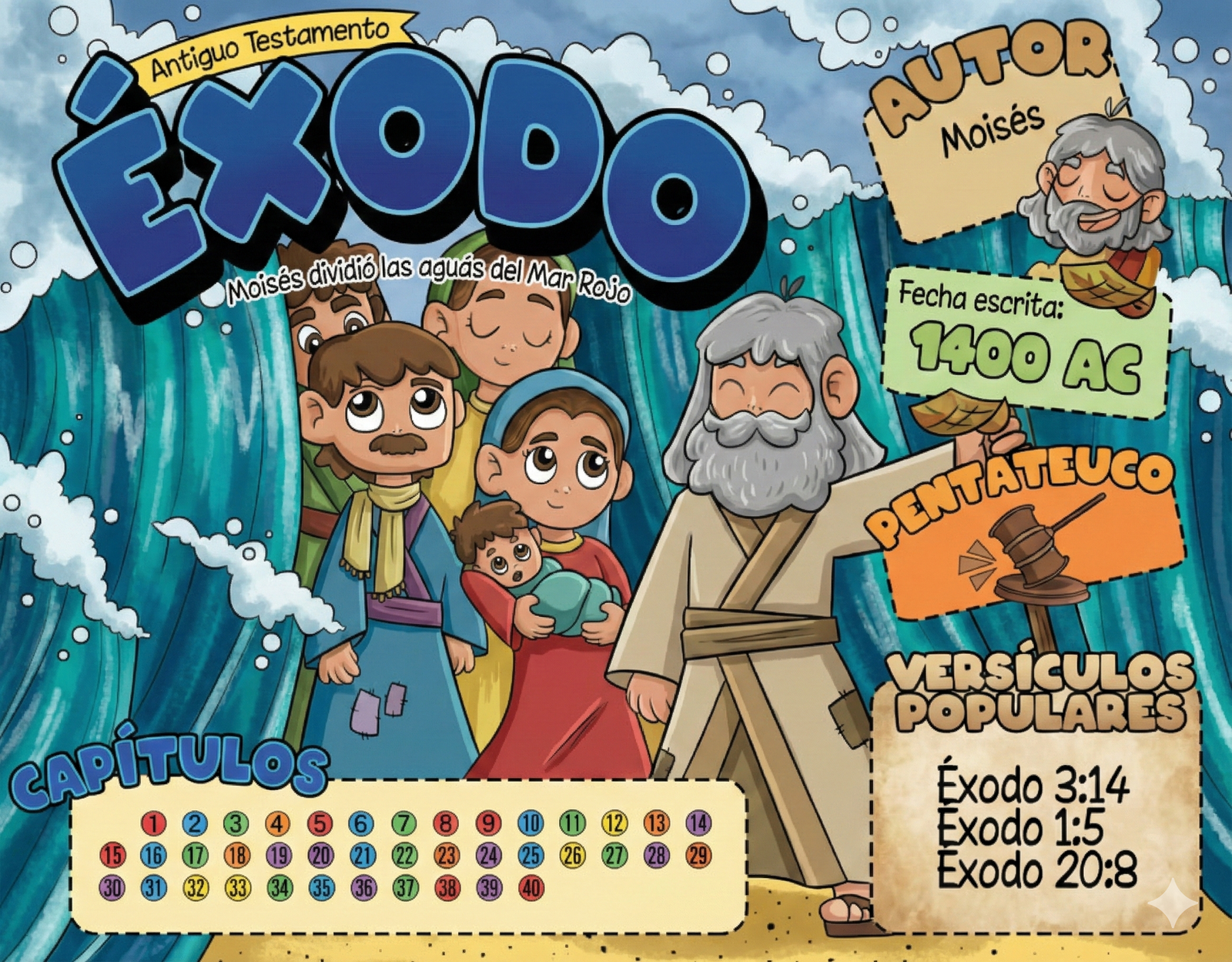 Éxodo Cuadernillo para Dibujar